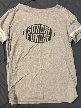 Sunday Funday Men's Gray Short-Sleeve Tee